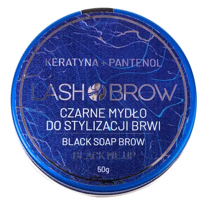 Lash Brow, sapone nero per lo styling delle sopracciglia, cheratina + pantenolo, 50 g