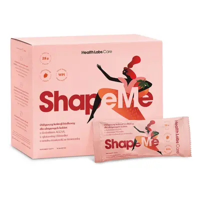 HealthLabs ShapeMe Mix Proteico Nutriente per Donne Attive alla Fragola e Panna, Confezione da 1