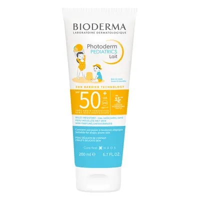 Bioderma Photoderm Pediatrics, latte protettivo per bambini, SPF 50+, da 1 anno, 200 ml.