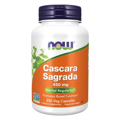 Now Foods Cascara Sagrada, olivello spinoso americano, 250 capsule