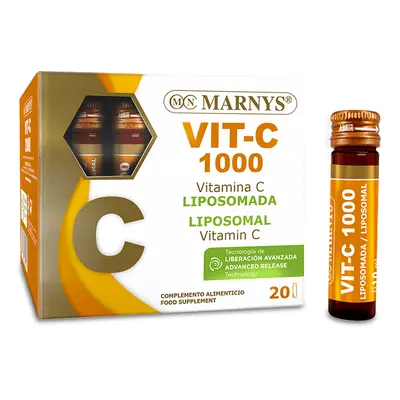 Vitamina C Liposomiale 1000 mg, 20 fiale, Marnys