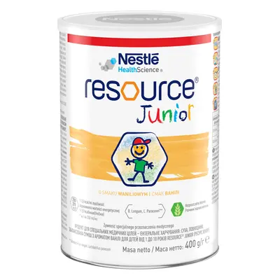 Resource Junior, preparazione nutrizionale oltre 1 anno, gusto vaniglia, 400 g