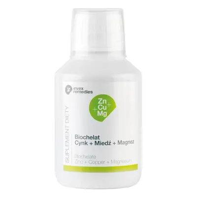 Biochelate, zinco + rame + magnesio, 150 ml