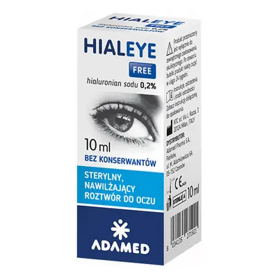 Hialeye Free 0,2%, collirio idratante, 10 ml