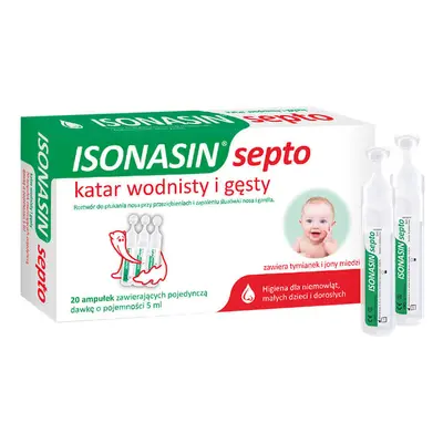 Isonasin Setto - Soluzione per lavaggio nasale - 20 fiale x 5ml