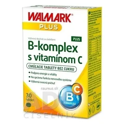 WALMARK B-complex PLUS con vitamina C tbl (confezione innovativa 2018) 1x30 pz