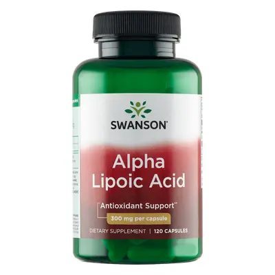 Acido alfa lipoico Swanson, Acido alfa lipoico 300 mg, 120 capsule