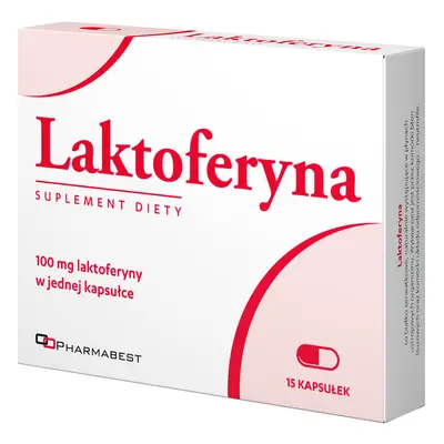 Pharmabest Lattoferrina, 15 capsule