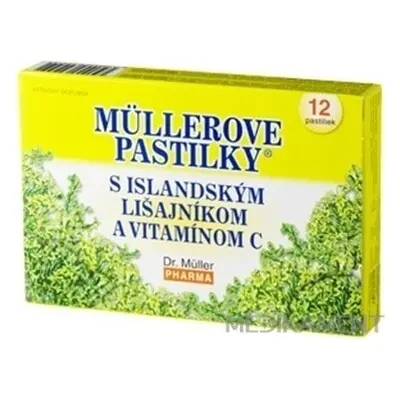 PASTIGLIE DELL'ISOLA DI MÜLLER. LICHENE E VIT. C Senza zucchero 1x12 pz