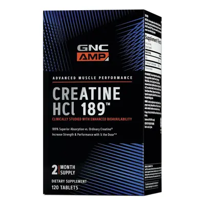 Gnc Amp Creatina Hcl 189, Creatina, 120 Tb