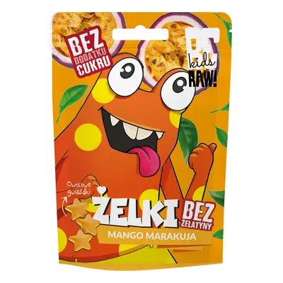 BeRAW! Kids, gelatine, mango, frutto della passione, senza zuccheri aggiunti, 35 g