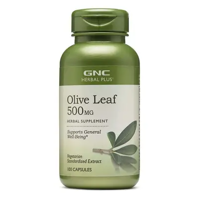 Gnc Herbal Plus Olive Leaf 500mg, Estratto di foglie di olivo, 100 Cps