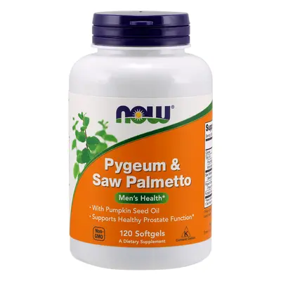 Now Foods, Pygeum Saw Palmetto, 120 capsule