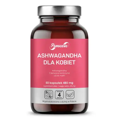 Panaseus Ashwagandha per donne, 50 capsule