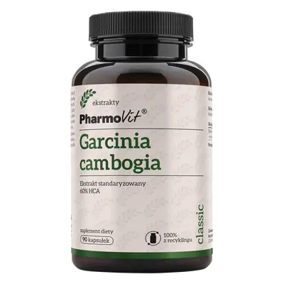 PharmoVit, Garcinia Cambogia, 60% HCA estratto standardizzato, 90 capsule