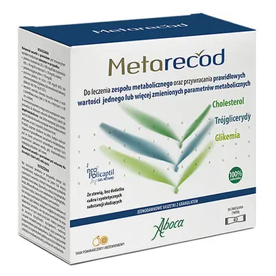 Metarecod, granulato per soluzione orale, gusto arancia-pesca, 40 bustine