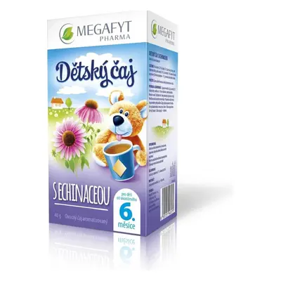 MEGAFYT Baby tea con ECHINACEA 20×2 g (40 g), tisana alla frutta e alle erbe