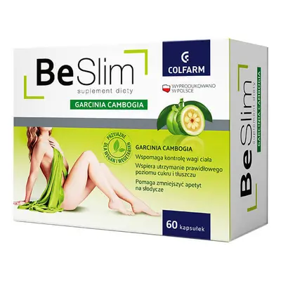 Be Slim Garcinia Cambogia, tamarindo di Malabar, 60 capsule