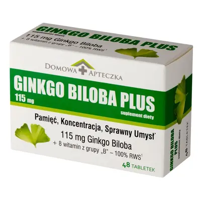 Farmacia Casalinga con Estratto di Ginkgo Biloba Plus - 48 compresse