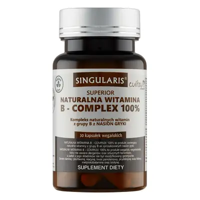 Singularis Superior Natural Vitamin B-Complex 100%, 30 capsule