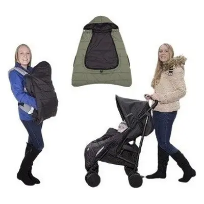 CuddleCo Comfi-Cape, passeggino/seggiolino auto/passeggino 3in1, 25x12cm, nero/khaki