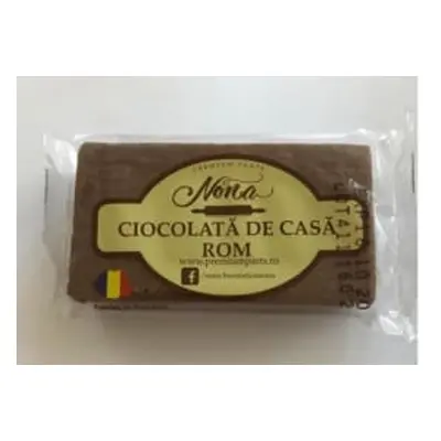 Cioccolateria Nona Tavoletta di cioccolato fatta in casa al rum, 60 g