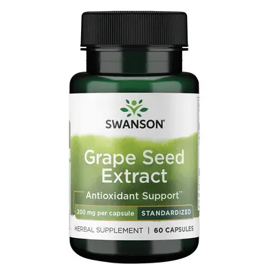 Swanson Estratto di semi d'uva MegaNatural Gold, estratto di semi d'uva, 60 capsule