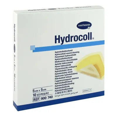 Hydrocoll, medicazione idrocolloide, sterile, 5 cm x 5 cm, 10 pezzi