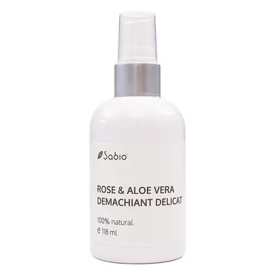 Delicato struccante con rose e aloe vera, 118 ml, Sabio