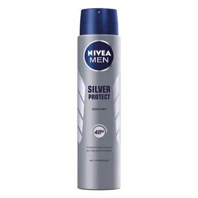 Nivea Uomo Protezione Argento Deodorante con Atomizzatore, 250ml