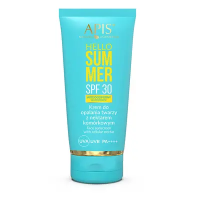 Apis Hello Summer, crema solare per il viso con nettare cellulare, SPF 30, 50 ml