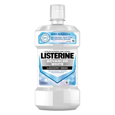 Liquido per Il Risciacquo Orale Sbiancante Listerine, 500 ml