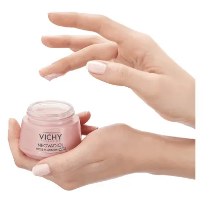 Vichy Neovadiol Rose Platinium, crema viso rivitalizzante e rassodante alla rosa per pelli matur