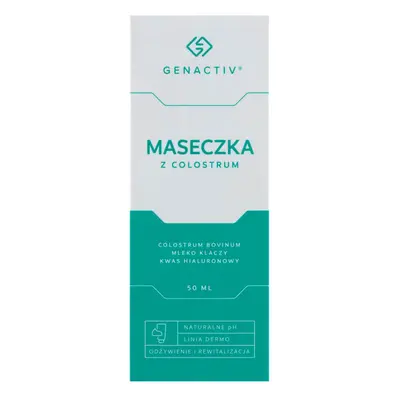 Genactiv, maschera per il viso al colostro, 50 ml