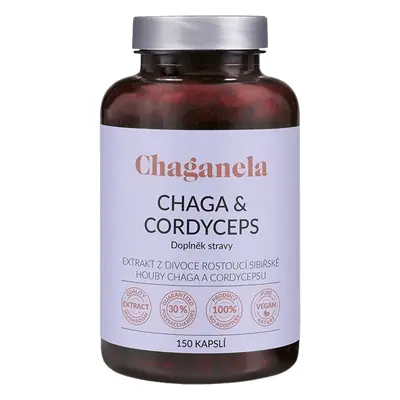 Estratto di Chaganela Chaga con cordyceps 150 capsule