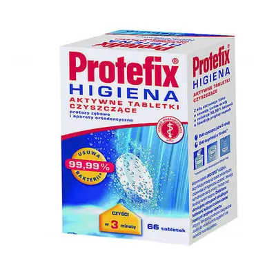 Protefix, Pastiglie detergente per protesi, 66 pezzi