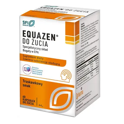 Equazen, gusto fragola, 60 capsule masticabili