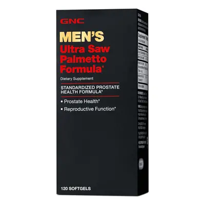 Gnc Men's Ultra Saw Palmetto Formula, Formula avanzata per la salute della prostata, 120 Cps