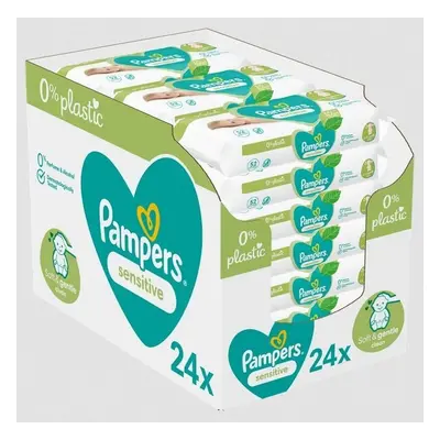 Pampers Sensitive Box Salviette Senza Plastica 24x52pz 24×52 pz