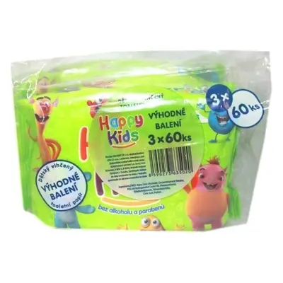 Happy Kids Kids Kids Vlhcene Tp 3x60pz 3×60 pz carta igienica