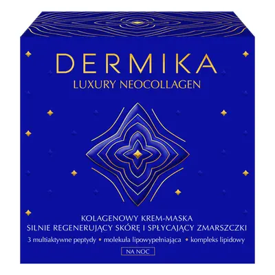 Dermika Luxury Neocollagen, crema-maschera al collagene per una forte rigenerazione della pelle 