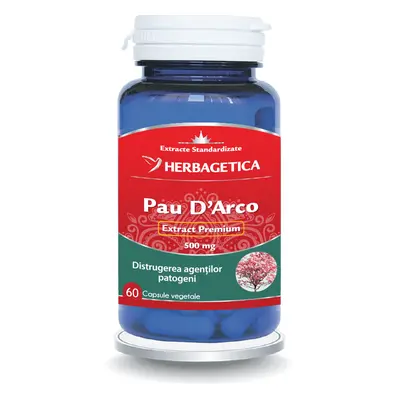 Pau D'Arco, 60 capsule, Herbagetica