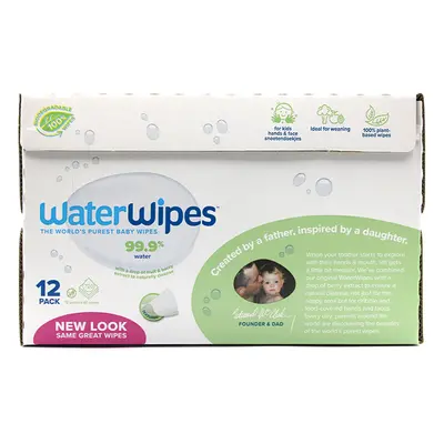 WaterWipes Soapberry Kids Bio, salviette umidificate, acqua con estratto di bacche di sapone, da