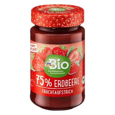 DmBio Marmellata 75% fragole, 250 g