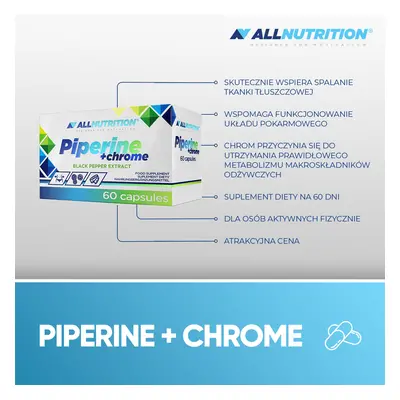 Piperina + Cromo, Integratore Alimentare 60 Capsule