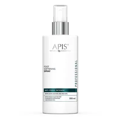 Apis Api-Podo Intense, spray ammorbidente per piedi con acido lattico 10% e urea 30%, 300 ml