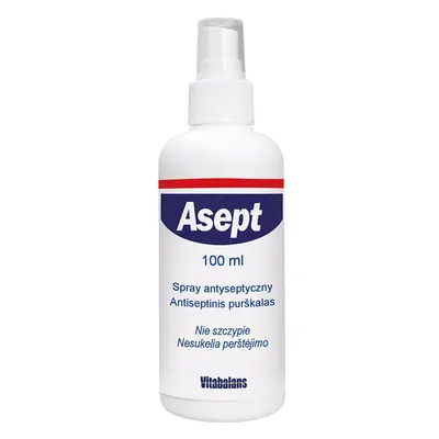 Asept Spray, disinfettante per la pelle, 100 ml