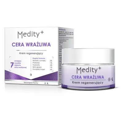 Ava Medity+ Pelle sensibile, crema rigenerante, 50 ml