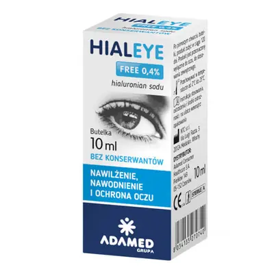 Hialeye Free 0,4%, collirio idratante, 10 ml