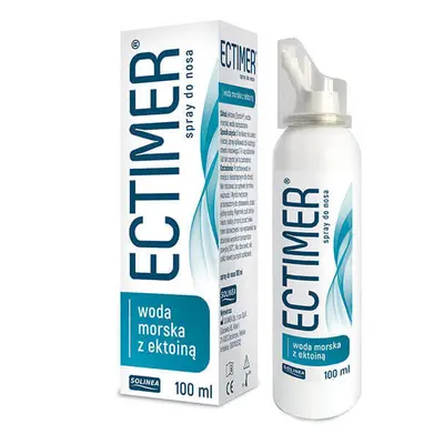 Ectimer, spray nasale 100 ml - Rimedio per allergie, pulisce e idrata il naso. Allevia sintomi d